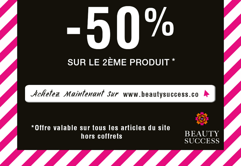 -50% sur le 2ème produit