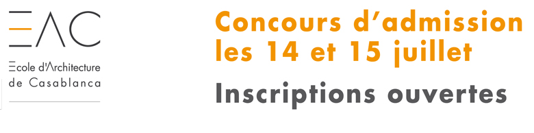 Concours d'admission les 14 et 15 juillet