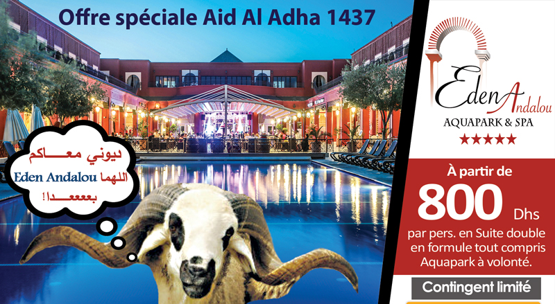 Offre spéciale Aid Al Adha
